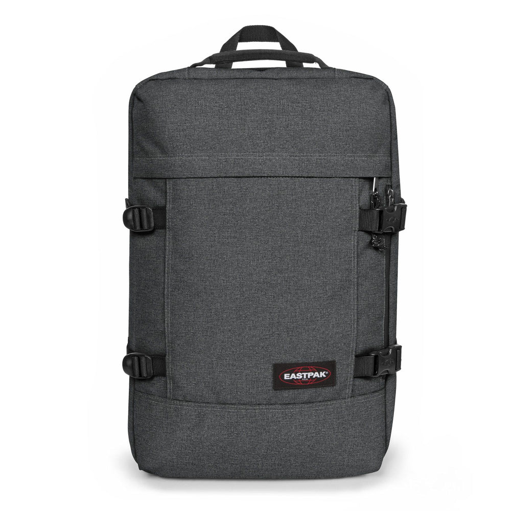 EASTPAK TRAVELPACK BLACK DENIM BACKPACK