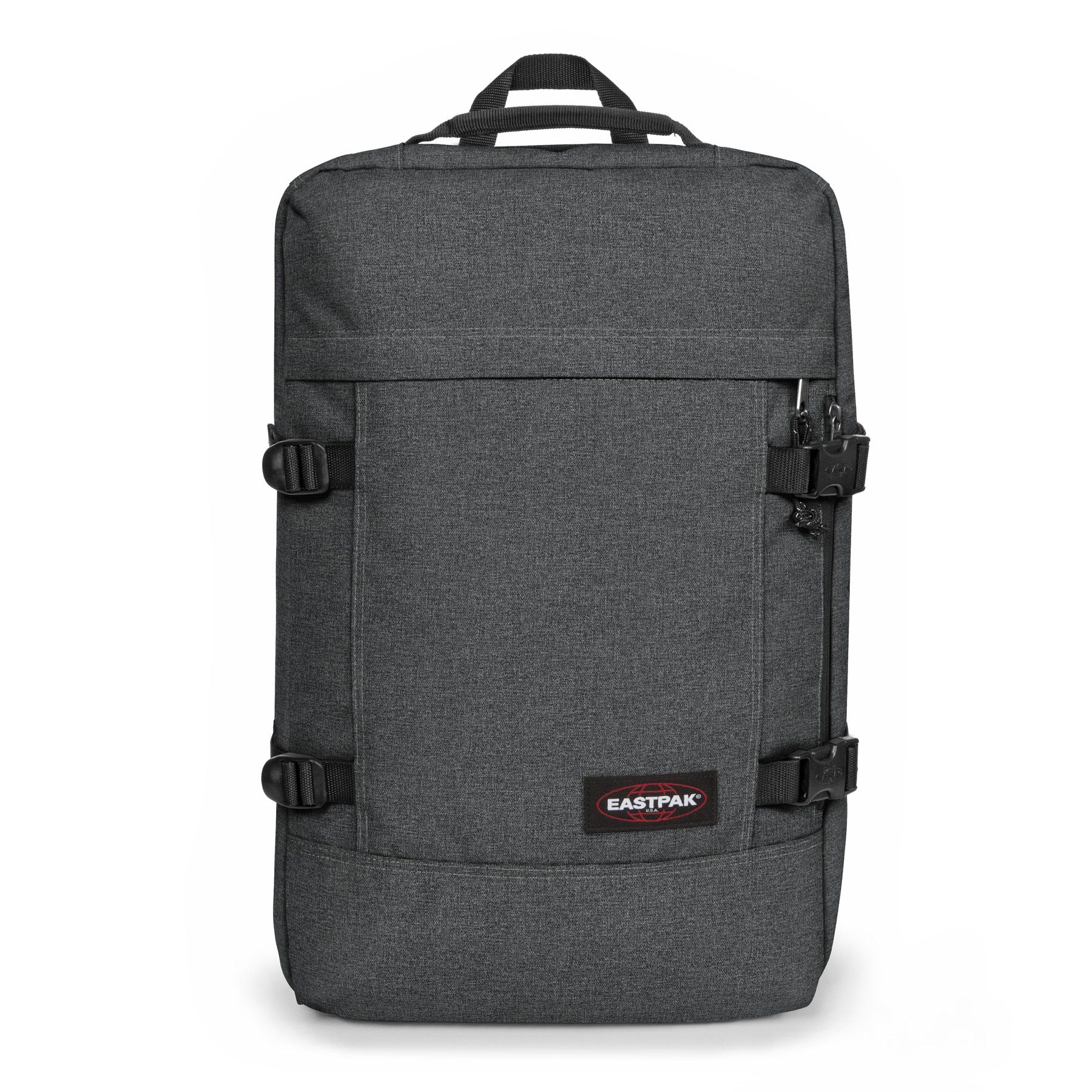 EASTPAK TRAVELPACK BLACK DENIM BACKPACK
