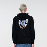 HOOD SANTA TIL THE END HAND BLACK