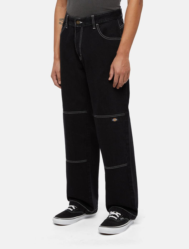 PANT DICKIES DOUBLE KNEE DENIM BLACK