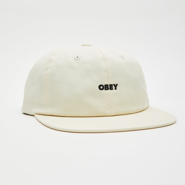 OBEY BOLD TWILL UNBLEACHED CAP