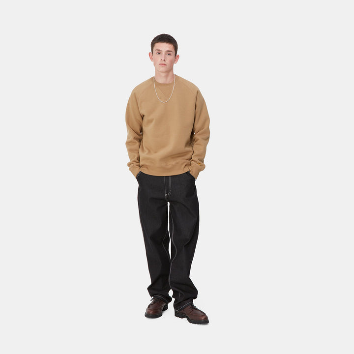 CREW CARHARTT WIP CHASE PEANUT/GOLD