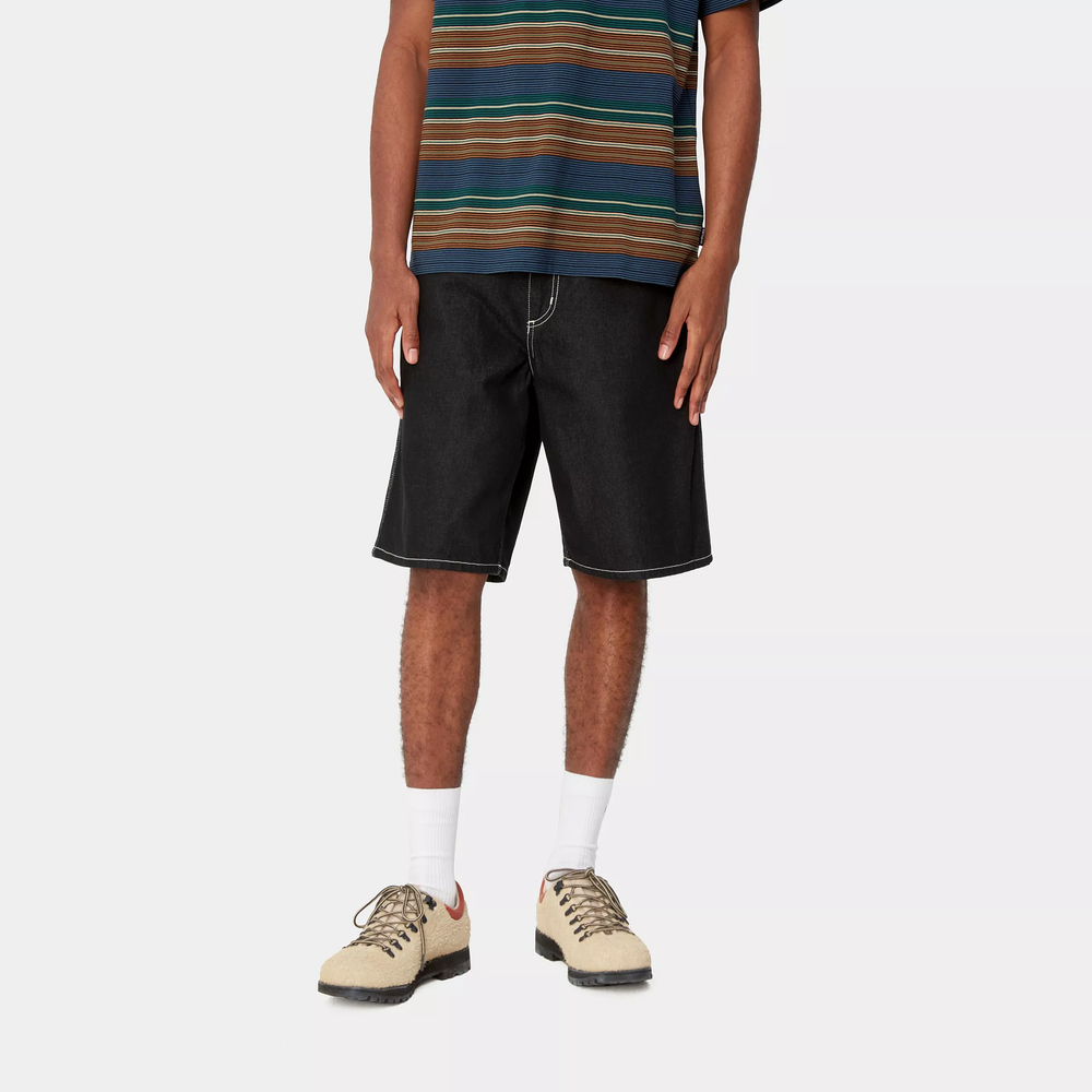 SHORT CARHARTT WIP SIMPLE BLACK ONE WASH