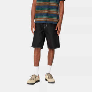 SHORT CARHARTT WIP SIMPLE BLACK ONE WASH