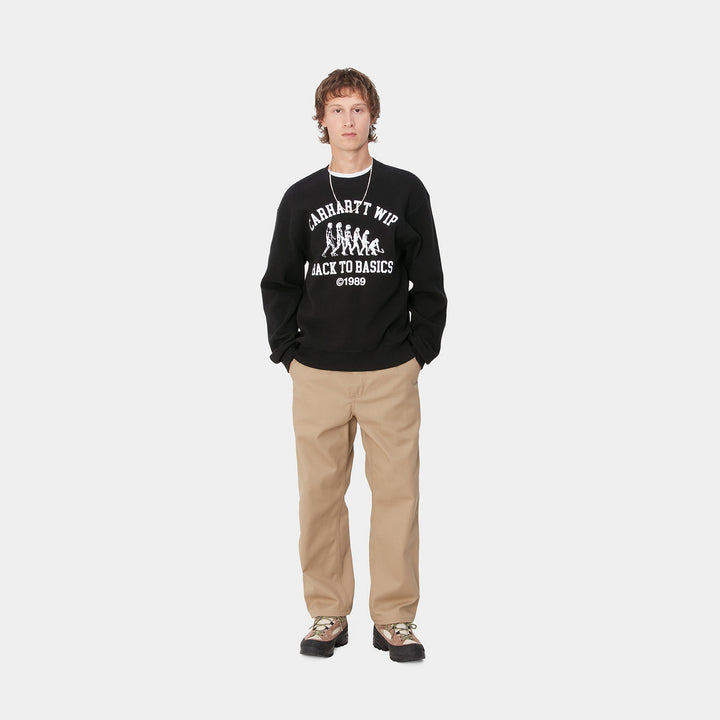 CREW CARHARTT WIP MAIN BLACK