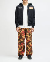 ZIP HOOD DEUS SACRED CREST BLACK