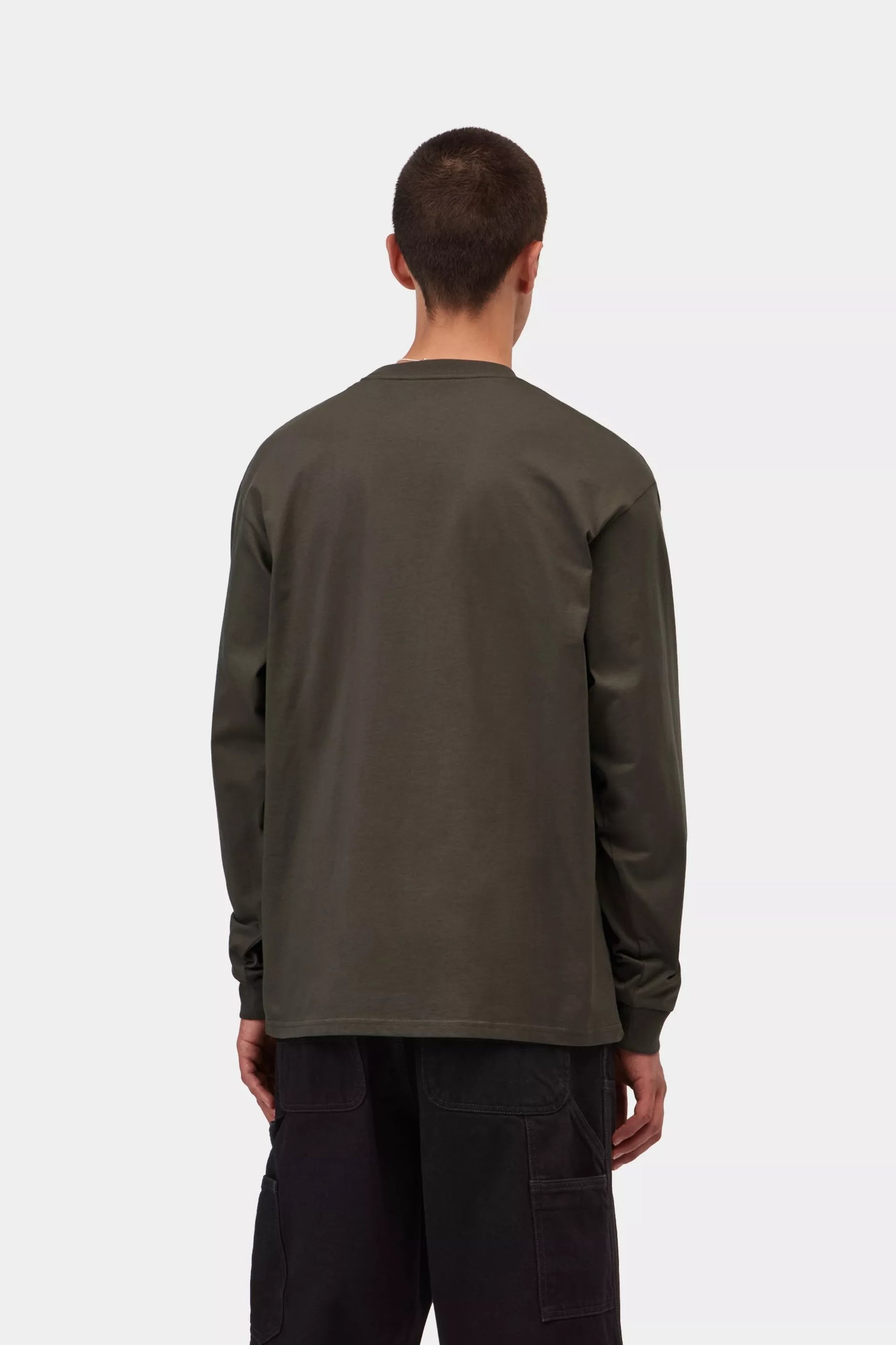 CTA CARHARTT WIP L/S CHASE SHUNGITE