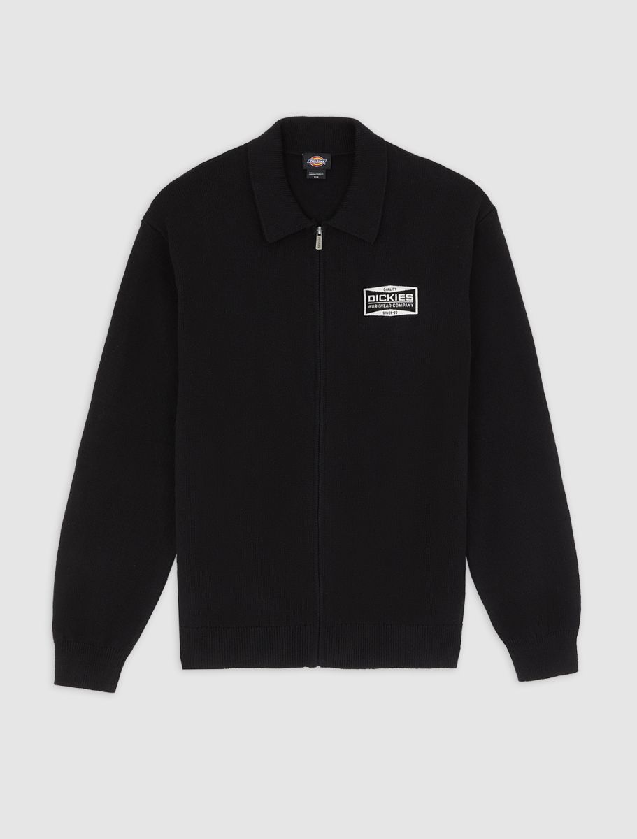 SWEATER DICKIES BOLIVAR FULL ZIP BLACK