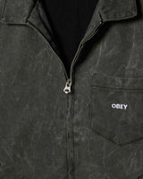 CHT OBEY WORKMAN BLACK WRINKLE WASH