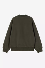 CREW CARHARTT WIP DETROIT OLIVE STONE