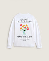 VANS CAFE VANS  L/S WHITE