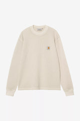 CTA CARHARTT WIP L/S VISTA WAFFLE FLEUR