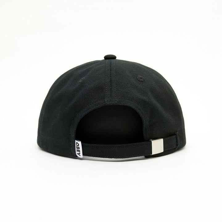 OBEY BOLD TWILL BLACK CAP