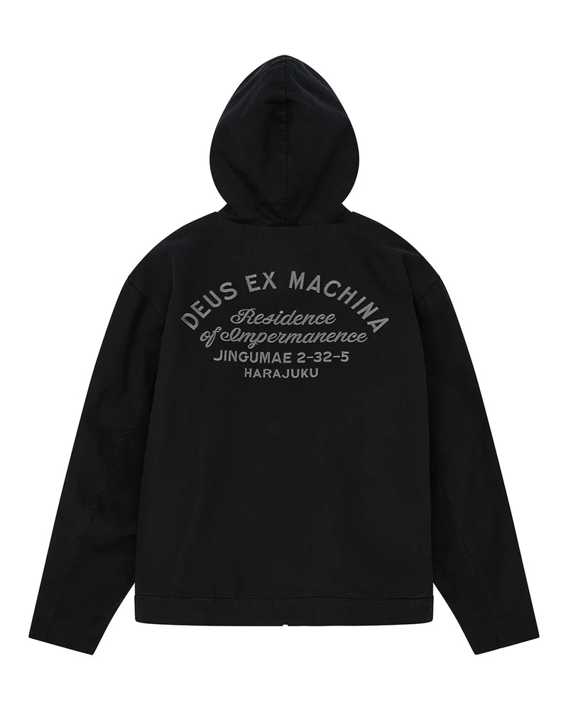 CHT DEUS HARAJUKU HOODED BLACK
