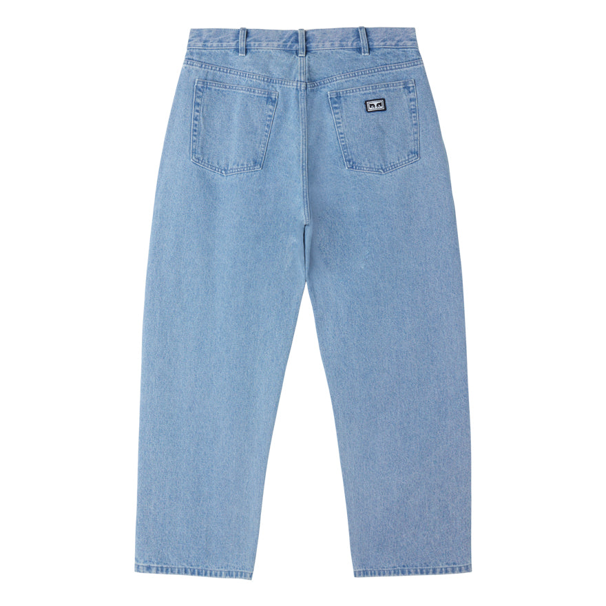 PANT OBEY BIGWIG BAGGY LIGHT INDIGO