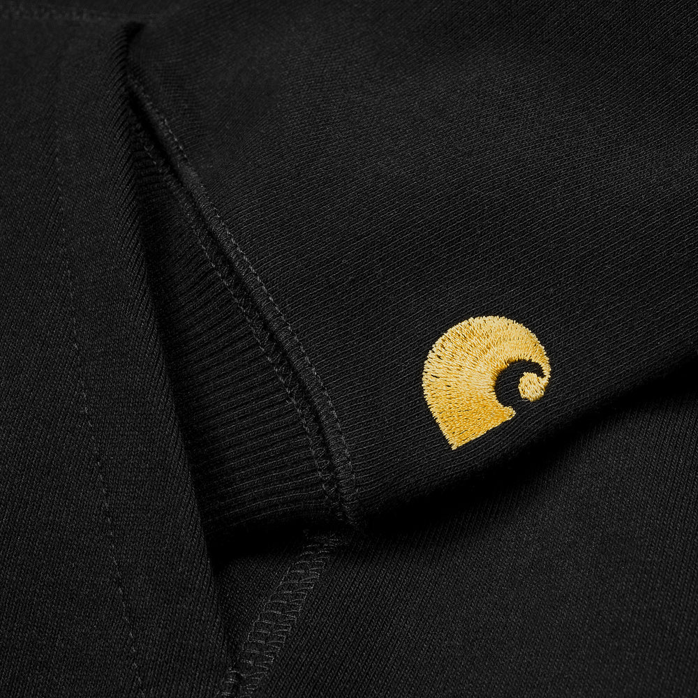 HOOD CARHARTT WIP CHASE BLACK/GOLD