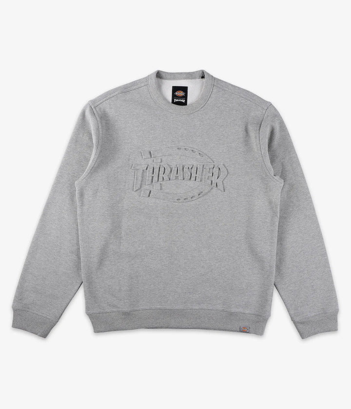 CREW DICKIES X THRASHER GREY MELANGE