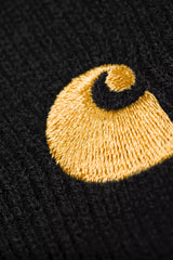GORRO CARHARTT WIP CHASE BLACK/GOLD