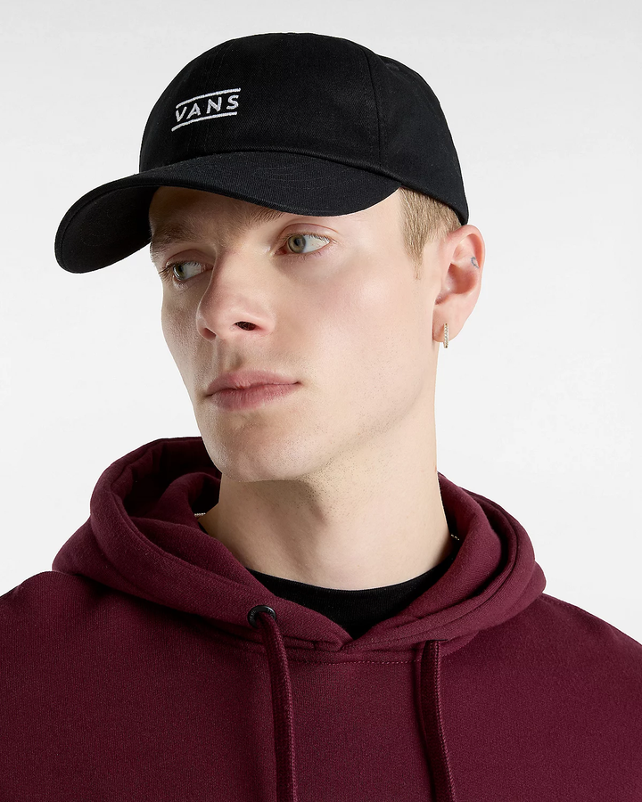 VANS HALF BOX CURVED BLACK CAP