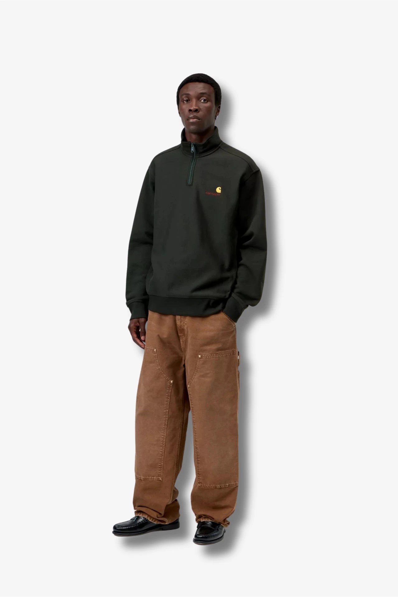 HALF ZIP CARHARTT WIP AMERICAN RAVEN