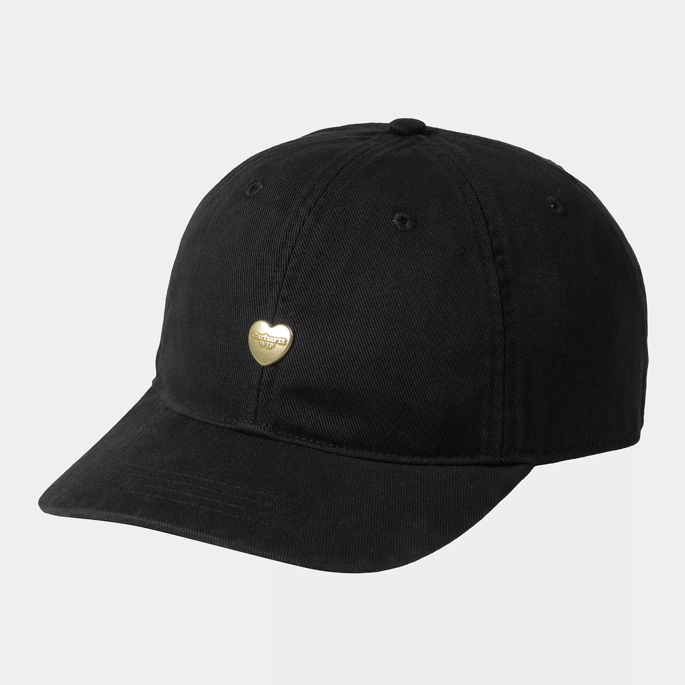 CARHARTT WIP HEART METAL BLACK CAP