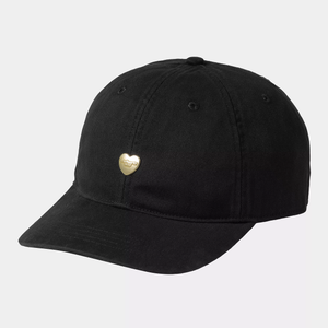 CARHARTT WIP HEART METAL BLACK CAP