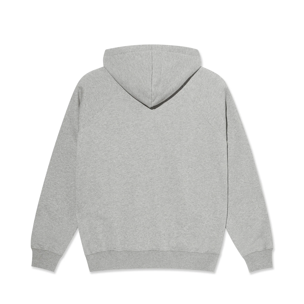 FLEECE HOOD DEAFULT HEATHER GRAY