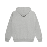 FLEECE HOOD DEAFULT HEATHER GRAY