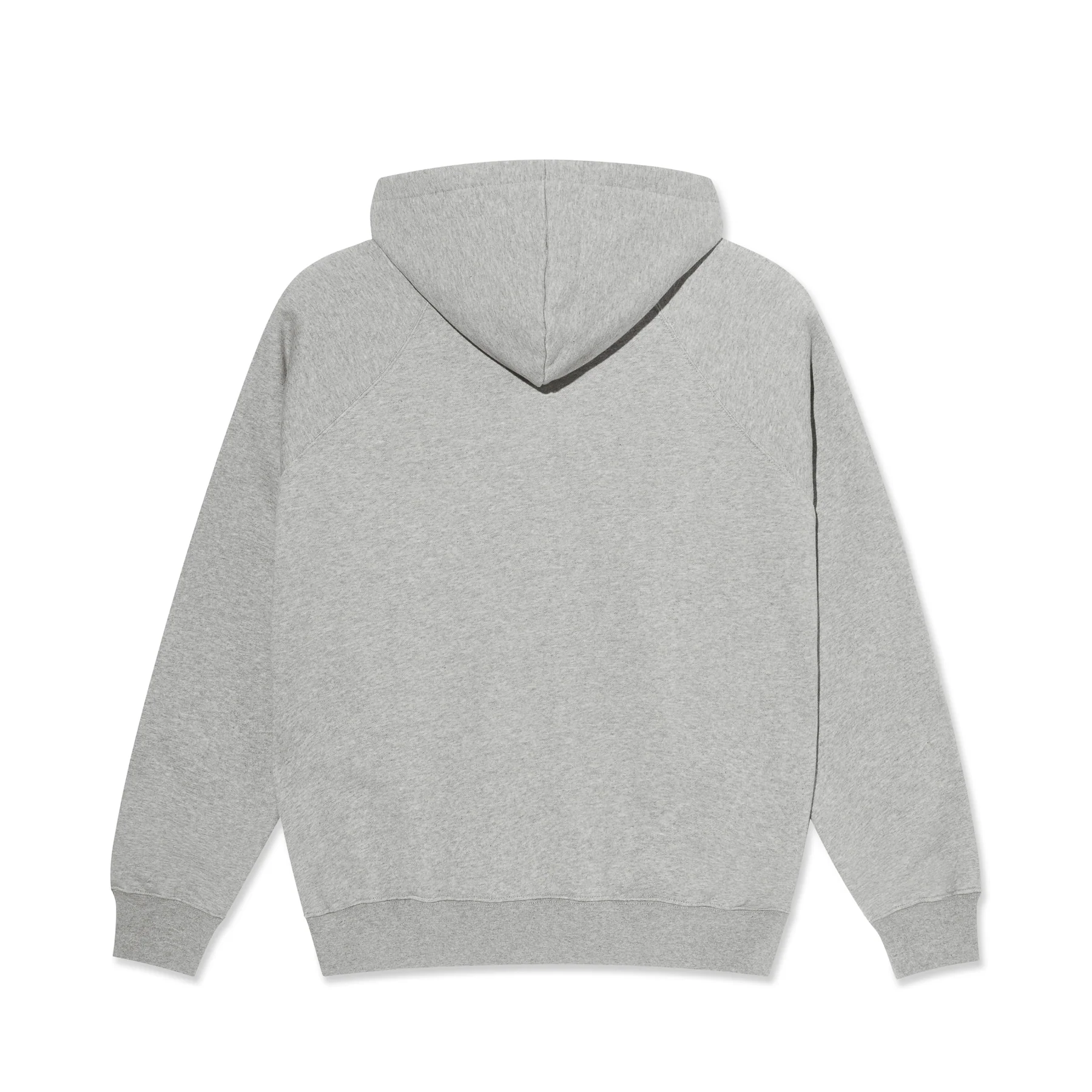 FLEECE HOOD DEAFULT HEATHER GRAY