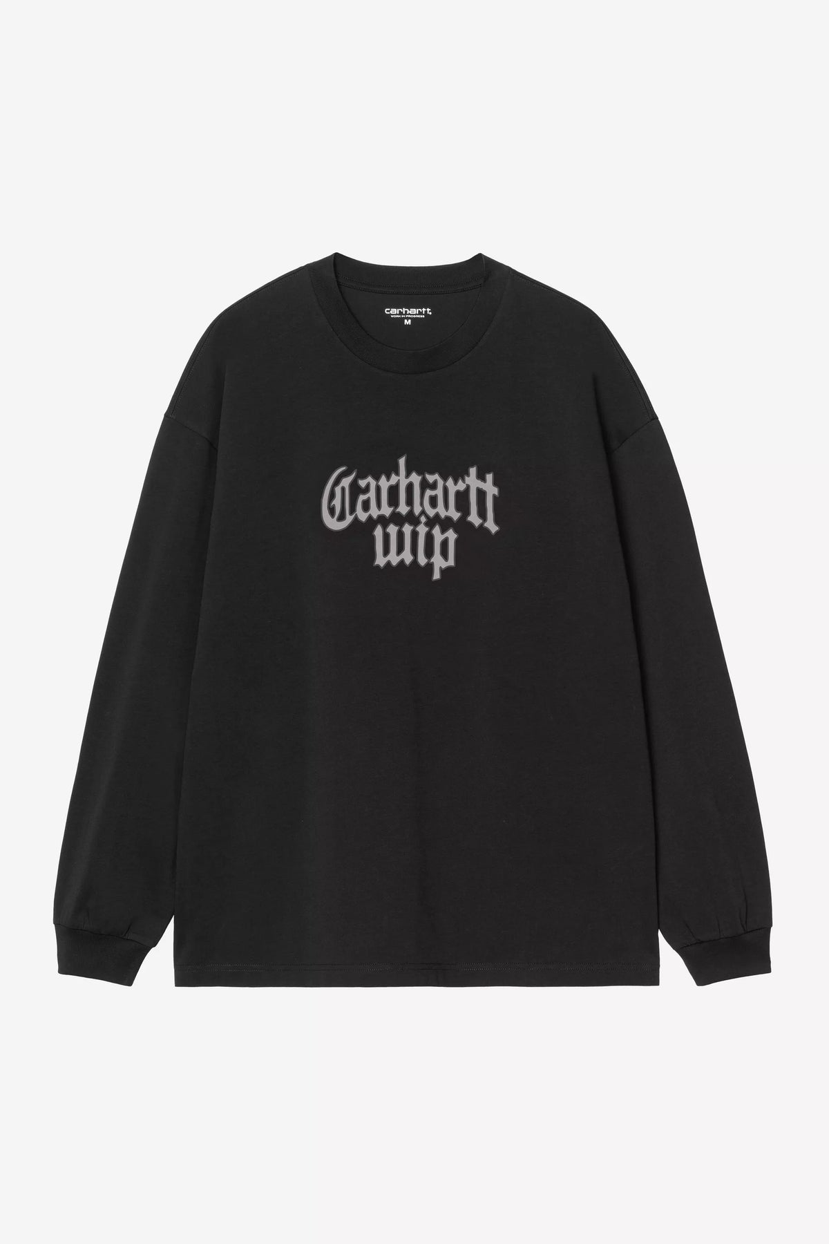 CTA CARHARTT WIP L/S  BLACKLETTER BLACK