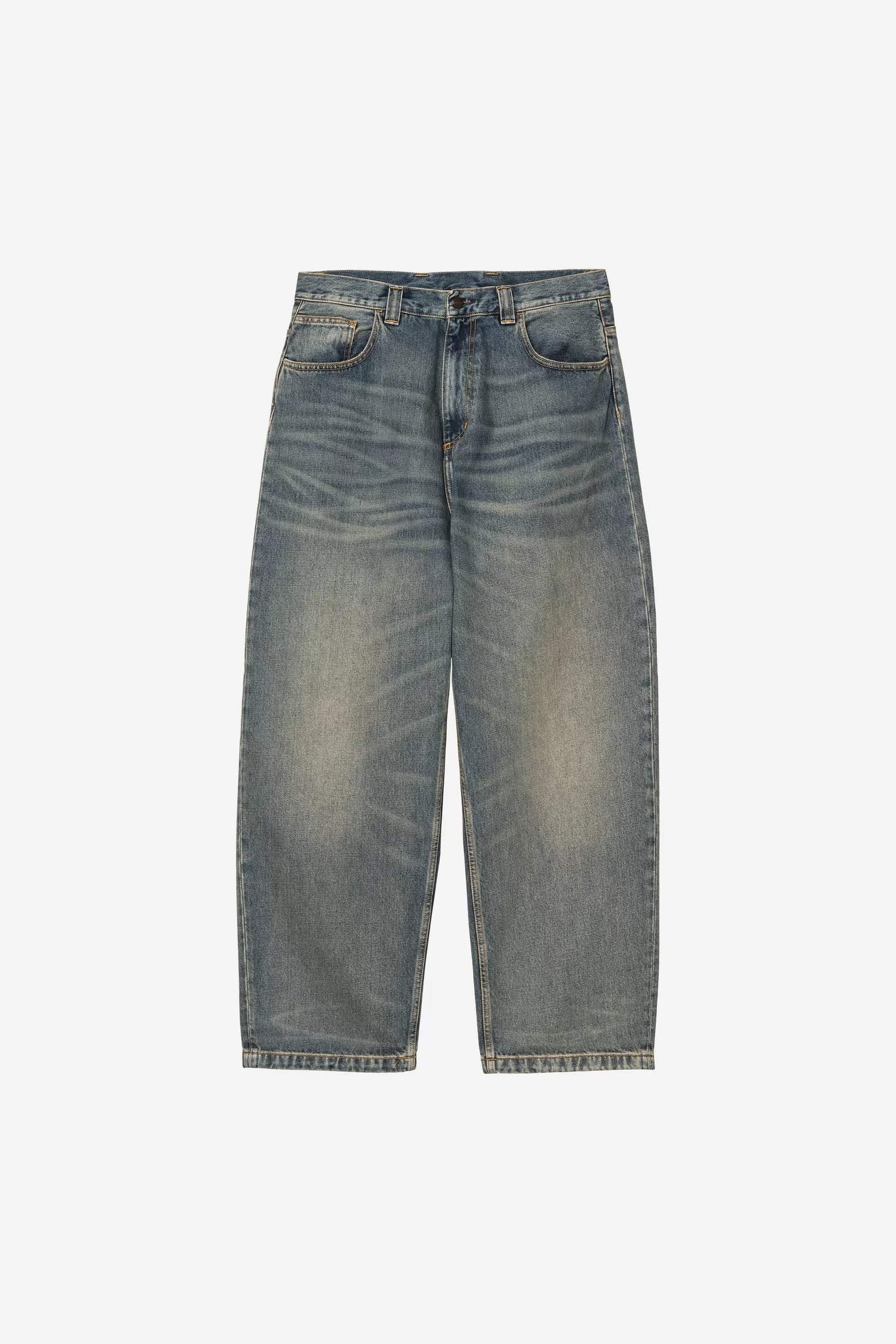 PANT CARHARTT WIP BRANDON BLUE WORN USED