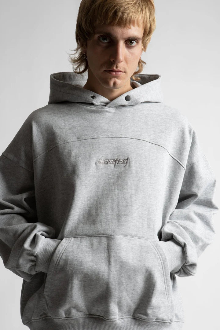 HOOD WASTED SWITCHBLADE BOXY ASH GREY