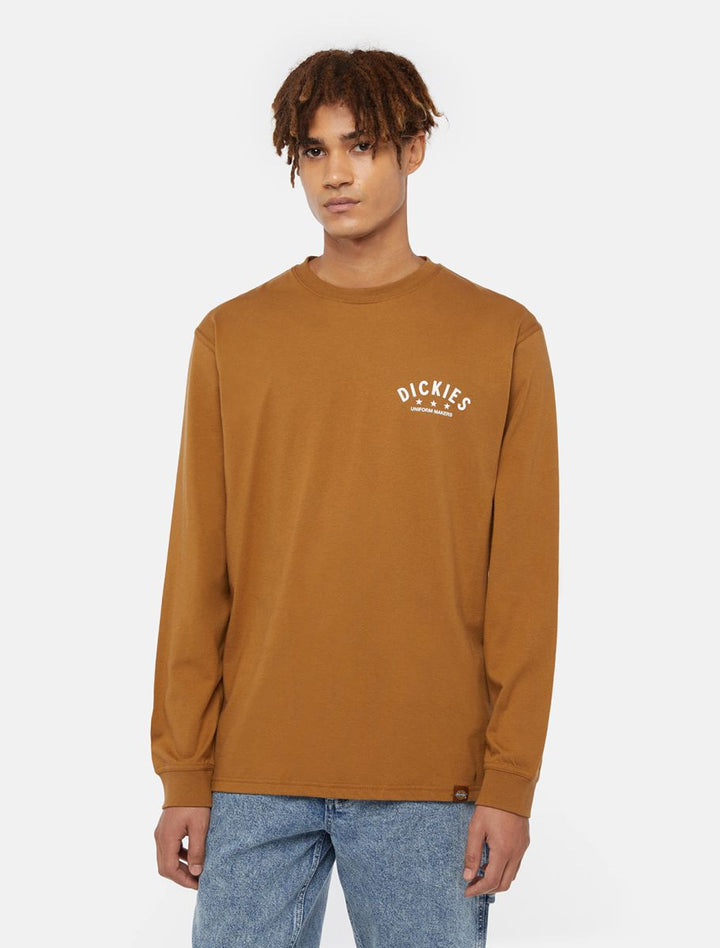 CTA DICKIES TREGO L/S TEE BROWN DUCK