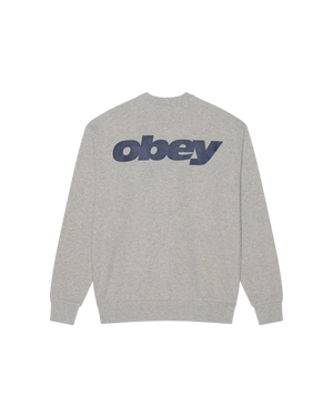 CREW OBEY LEAGUE ASH GREY