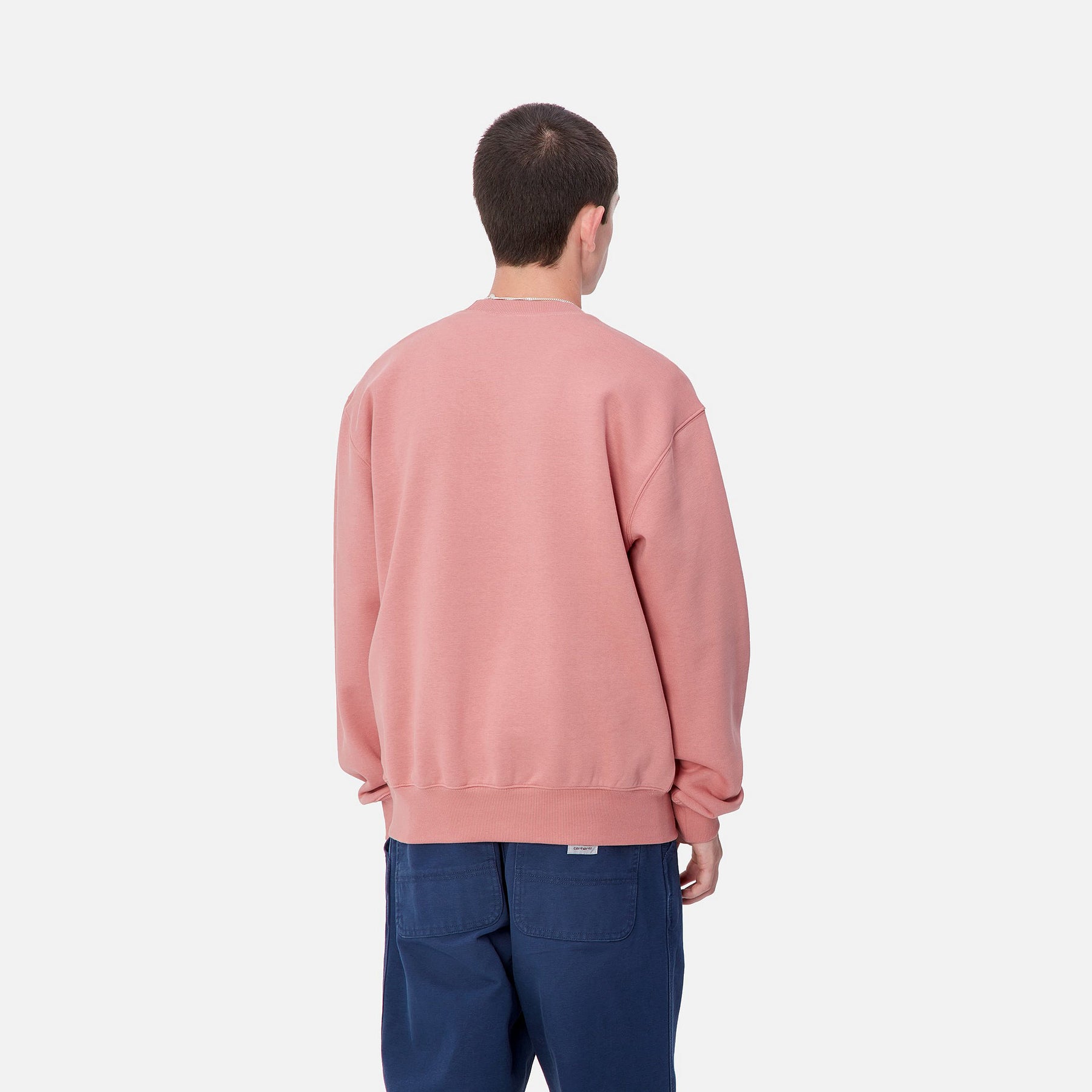 CREW CARHARTT WIP SWEAT DUSTY ROSE