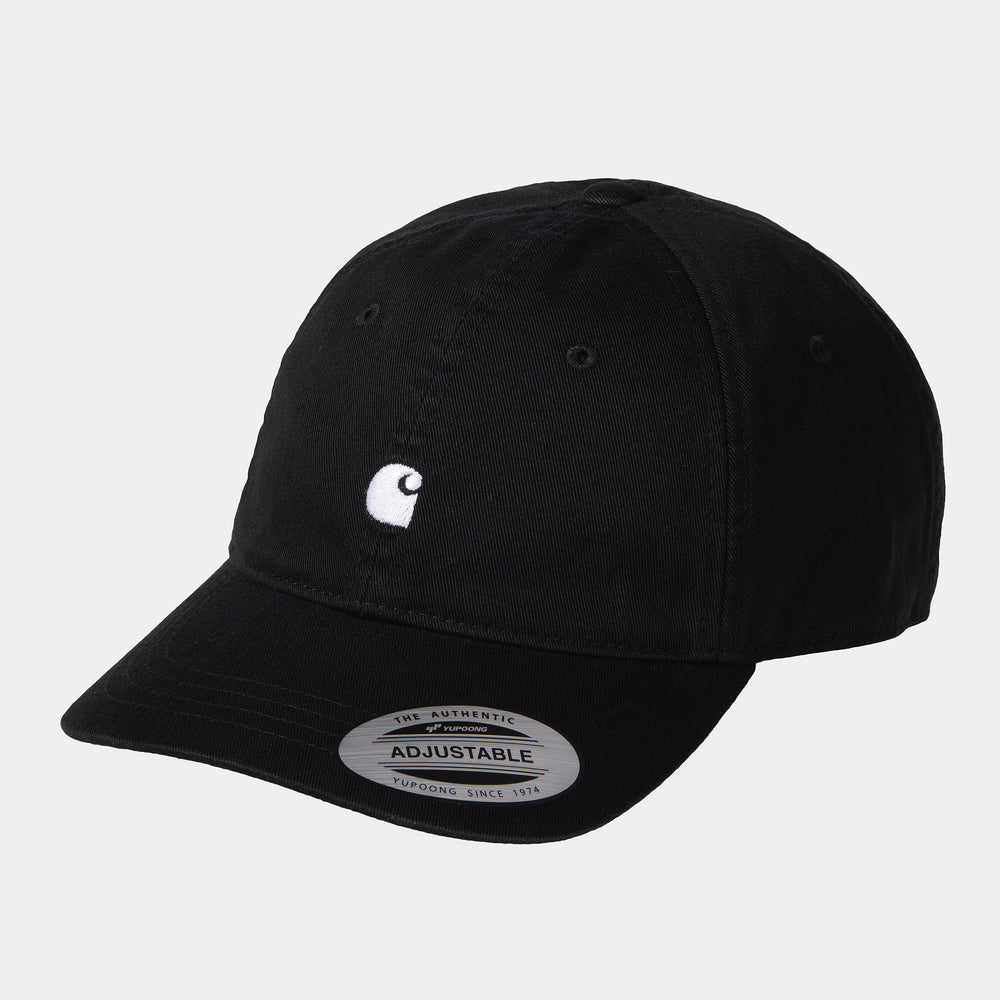 CARHARTT WIP MADISON BLACK/WHITE CAP