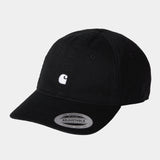 CARHARTT WIP MADISON BLACK/WHITE CAP