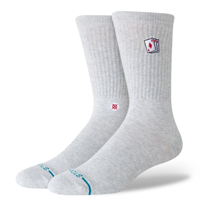 CALCETINES STANCE HIT ME HEATHER GREY