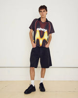 OBEY BLURRED SOCCER BURNT RED
