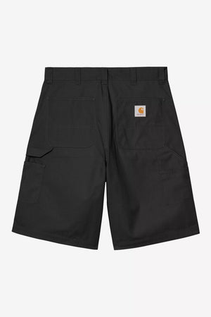 CARHARTT WIP POSTAL DOUBLE KNEE BLACK
