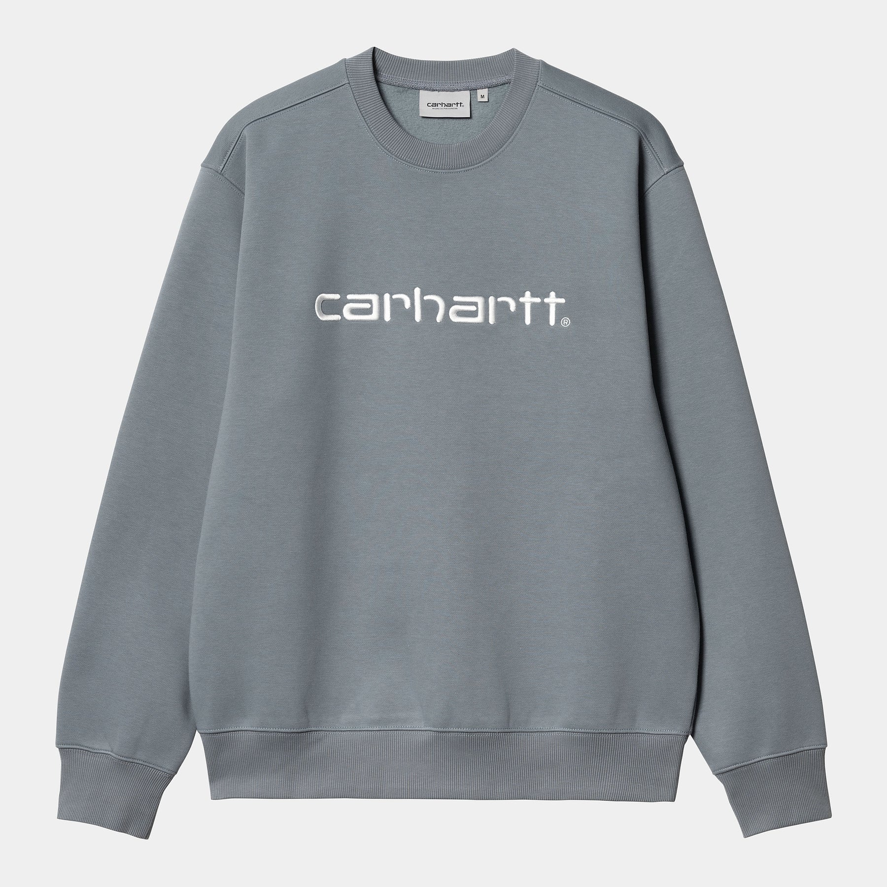 CREW CARHARTT WIP SWEAT DOVE GRAY/WAX