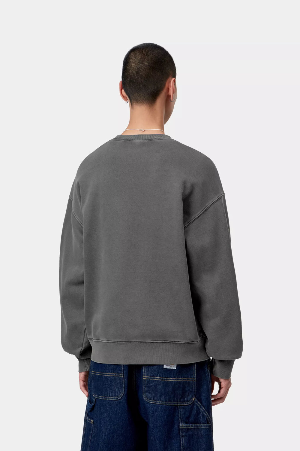 CREW CARHARTT WIP VISTA BLACK DYED