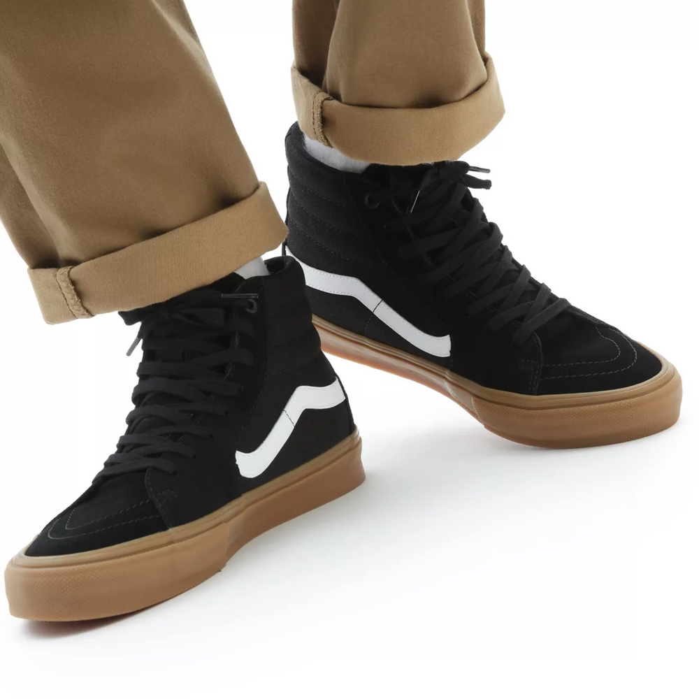 ZAPA VANS SKATE SK8-HI BLACK/GUM