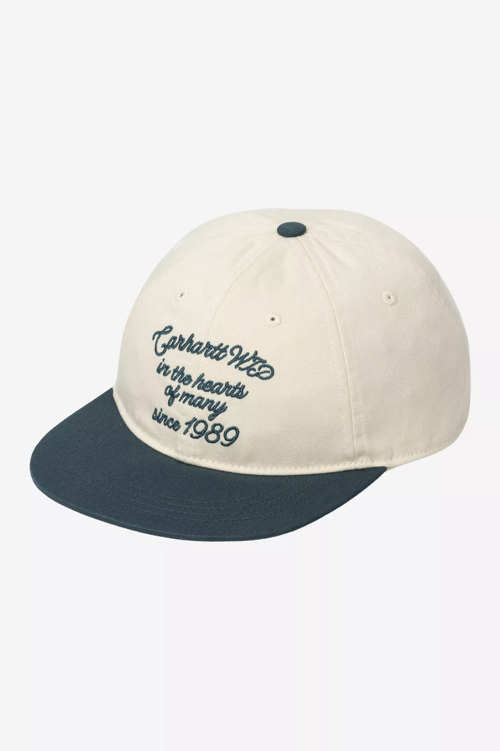 GORRA CARHARTT WIP ALSTON NAT/DEEP LAGOO