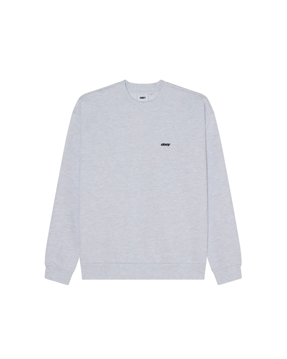 CREW OBEY SHIELDS EXTRA HEAVY ASH GREY