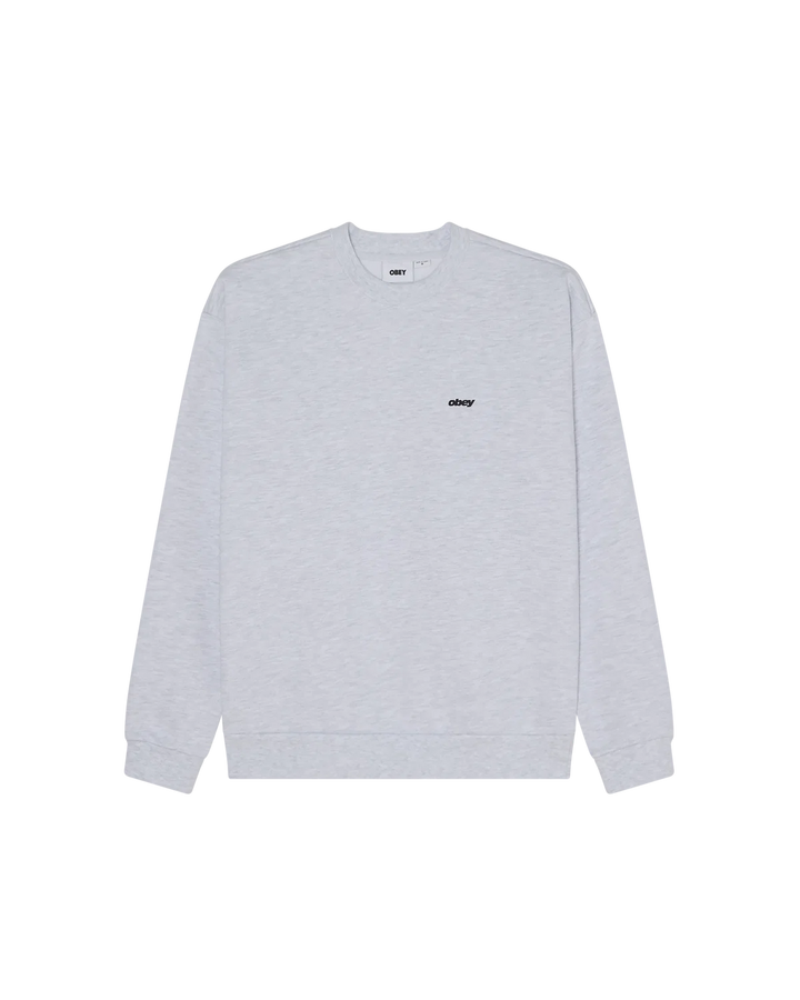 CREW OBEY SHIELDS EXTRA HEAVY ASH GREY