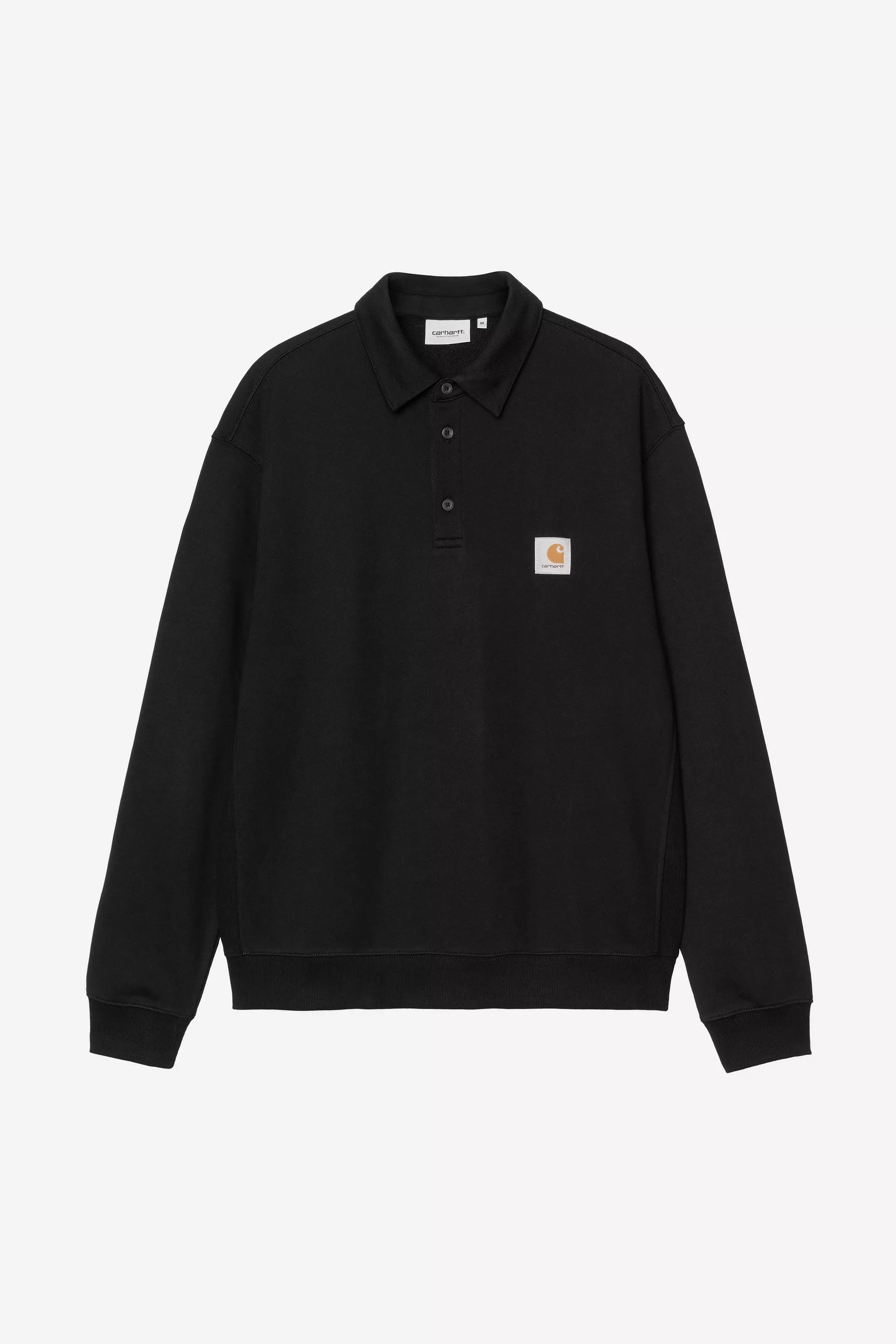 CREW CARHARTT WIP POLO BLACK