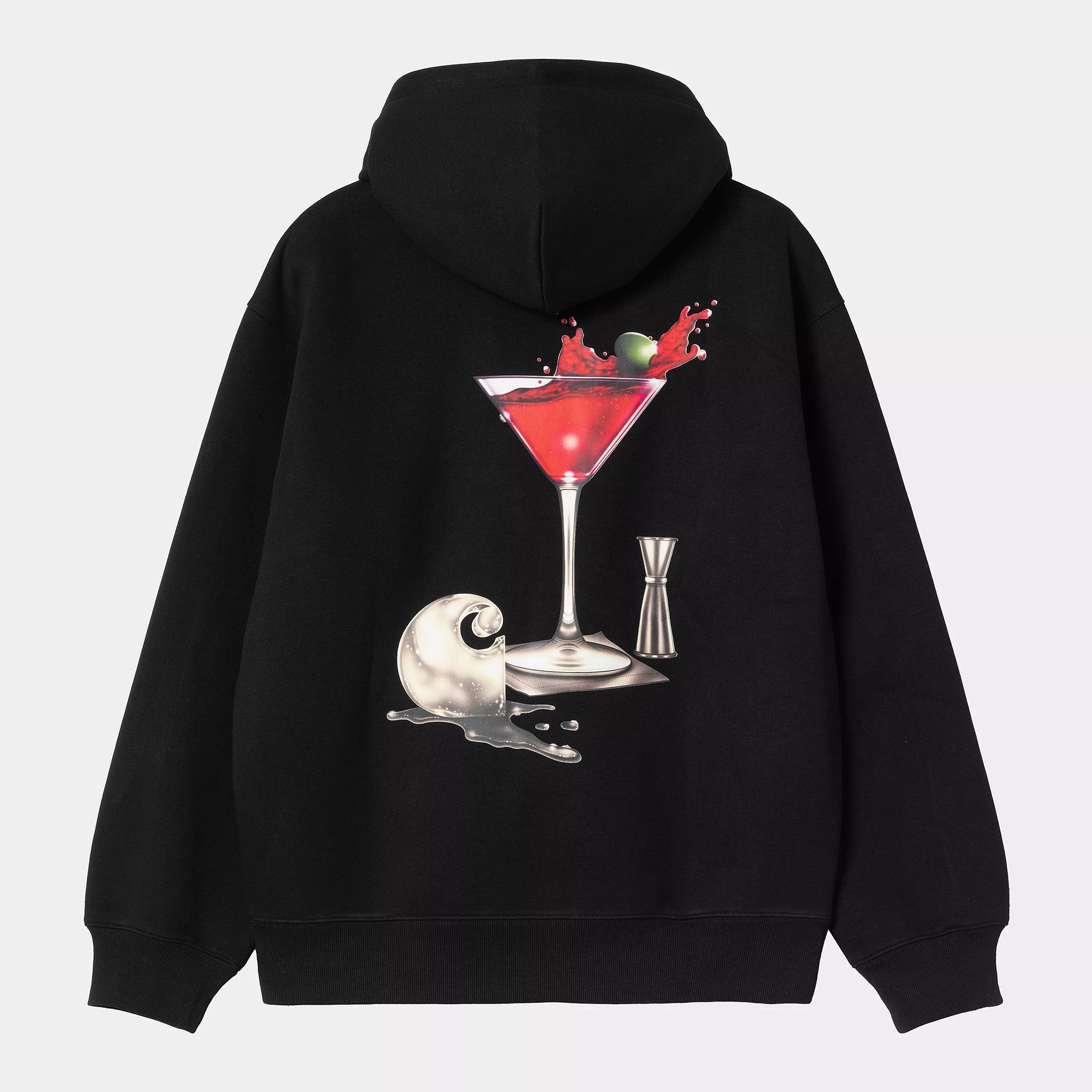 HOOD CARHARTT WIP JAKE GARCIA BLACK