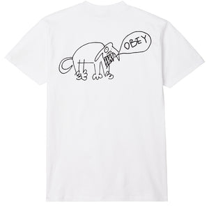 CTA OBEY ANGRY DOG WHITE