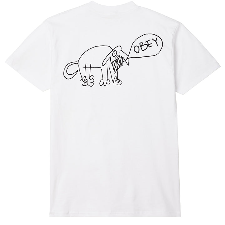 CTA OBEY ANGRY DOG WHITE